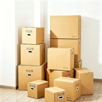 Boîtes de couleur de marchandises au détail